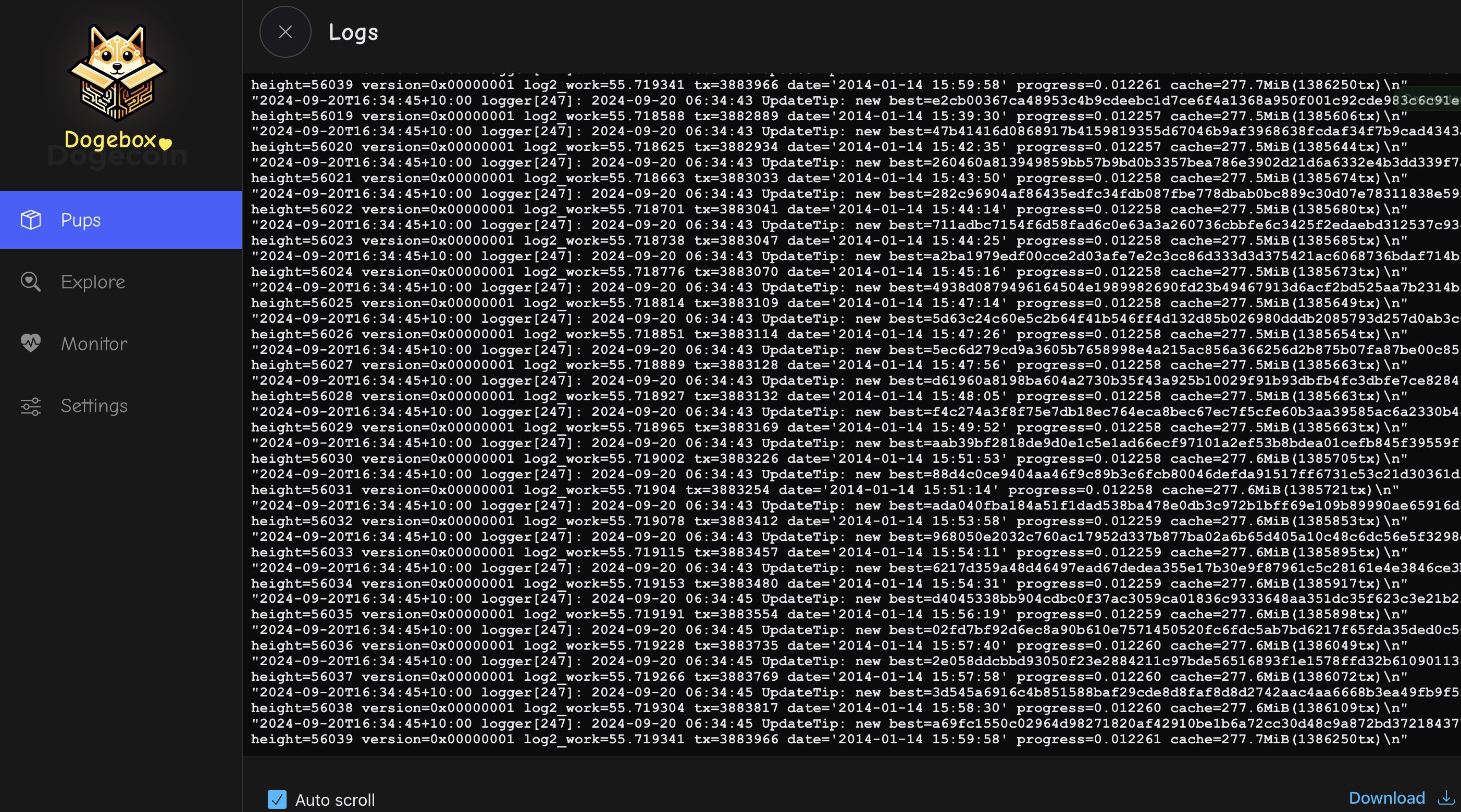 Reading Logs